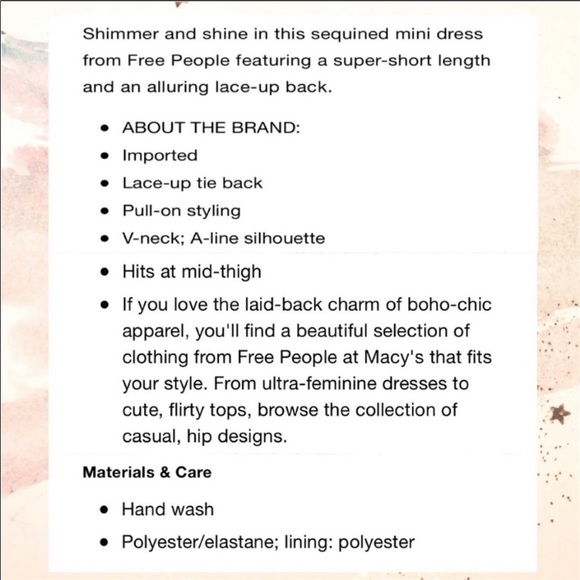 Free People Gold Rush Mini-Dress - Picture 5 of 6